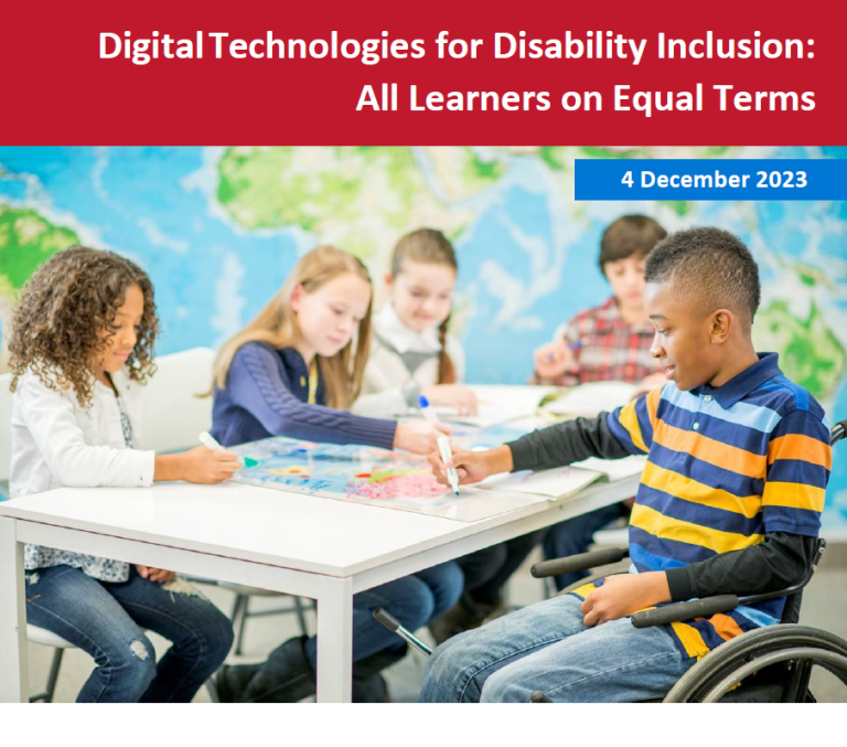 Webinar Digital Technologies for Disability Inclusion: All Learners on ...