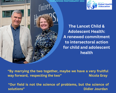 Publication – The Lancet Child & Adolescent Health: A renewed commitment to intersectoral action for child and adolescent health