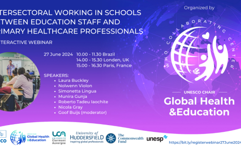 27 June 2024 – Intersectoral working in schools between education staff and primary healthcare professionals