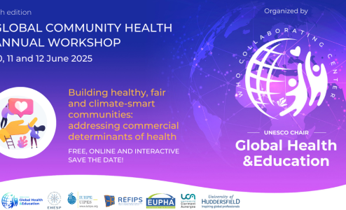 Save the date! Global Community Health Annual Workshop – 10, 11 and 12 June 2025