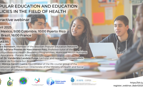 8 April 2025 – Popular Education and Education Policies in the Field of Health