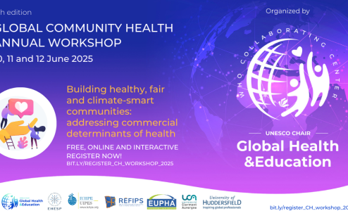 5th edition Global Community Health Annual Workshop – Confirmed speakers