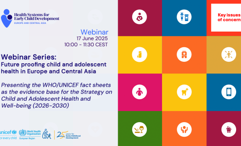 Webinar series: Future proofing child and adolescent health in Europe and Central Asia
