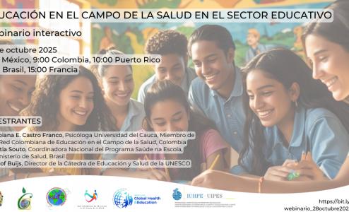 28 de octubre 2025 – Educación en el campo de la salud en el sector educativo