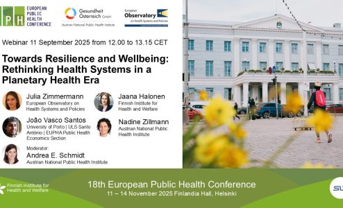 Webinar 11 September 2025: Rethinking Health Systems for Resilience and Wellbeing