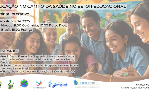 28 de outubro de 2025 – Educação no campo da saúde no setor educacional