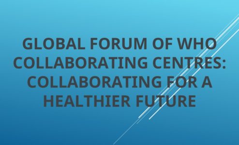 Global Forum of WHO Collaborating Centres, Lyon, 7–9 April 2026