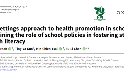 Promoting health in schools: taking action across the whole school environment to improve pupils’ health literacy