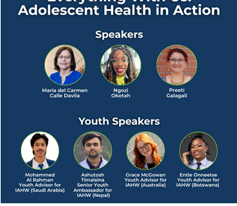 Webinar Nothing About Us, Everything With Us: Adolescent Health in Action